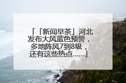 「新闻早茶」河北发布大风蓝色预警，多地阵风7到8级，还有这些热点……