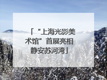 “上海光影美术馆”首展亮相静安苏河湾