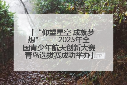 “仰望星空 成就梦想”——2025年全国青少年航天创新大赛青岛选拔赛成功举办