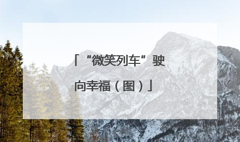 “微笑列车”驶向幸福（图）