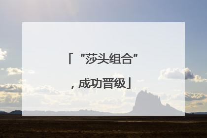 “莎头组合”，成功晋级
