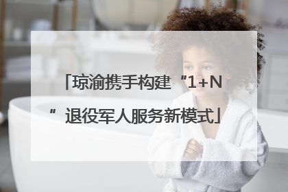 琼渝携手构建“1+N”退役军人服务新模式