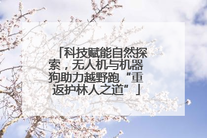 科技赋能自然探索，无人机与机器狗助力越野跑“重返护林人之道”