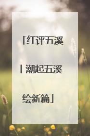 红评五溪丨潮起五溪绘新篇