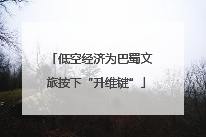 低空经济为巴蜀文旅按下“升维键”