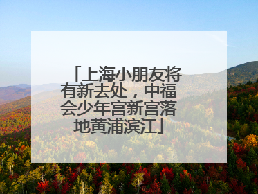 上海小朋友将有新去处，中福会少年宫新宫落地黄浦滨江
