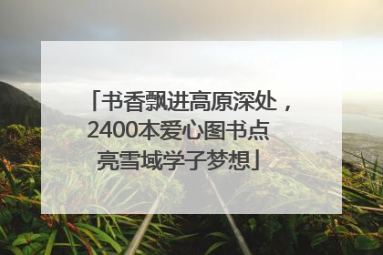 书香飘进高原深处，2400本爱心图书点亮雪域学子梦想