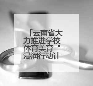 云南省大力推进学校体育美育“浸润行动计划”