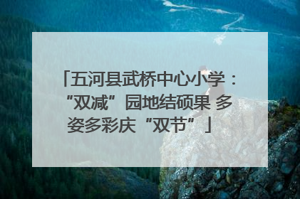 五河县武桥中心小学：“双减”园地结硕果 多姿多彩庆“双节”