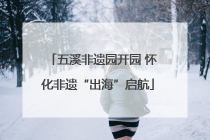 五溪非遗园开园 怀化非遗“出海”启航