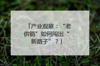 产业观察：“老供销”如何闯出“新路子”？