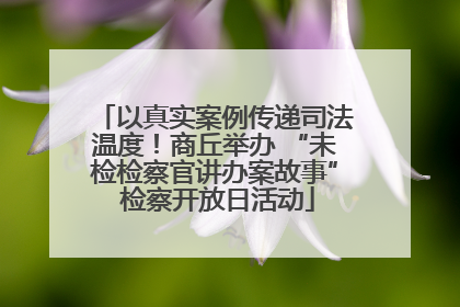 以真实案例传递司法温度！商丘举办 “未检检察官讲办案故事” 检察开放日活动