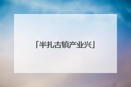 半扎古镇产业兴