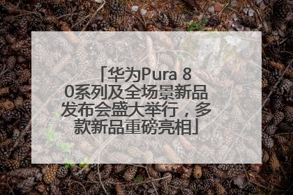 华为Pura 80系列及全场景新品发布会盛大举行，多款新品重磅亮相