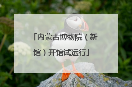 内蒙古博物院（新馆）开馆试运行