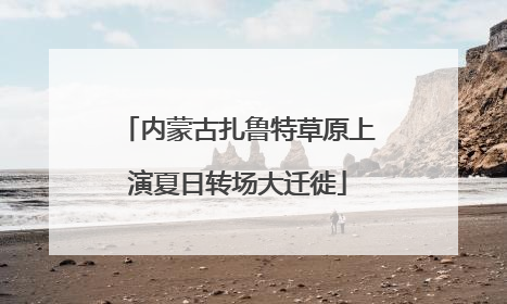 内蒙古扎鲁特草原上演夏日转场大迁徙
