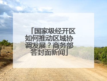 国家级经开区如何推动区域协调发展？商务部答封面新闻