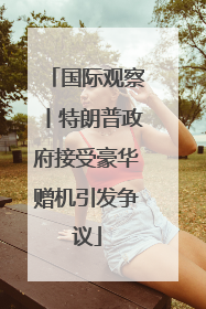 国际观察丨特朗普政府接受豪华赠机引发争议