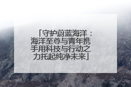 守护蔚蓝海洋：海洋至尊与青年携手用科技与行动之力托起纯净未来