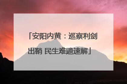 安阳内黄：巡察利剑出鞘 民生难题速解