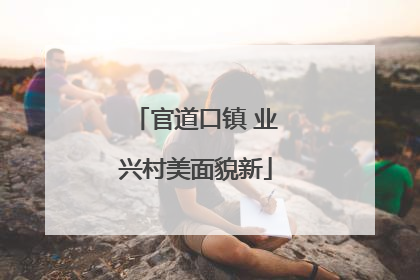 官道口镇 业兴村美面貌新