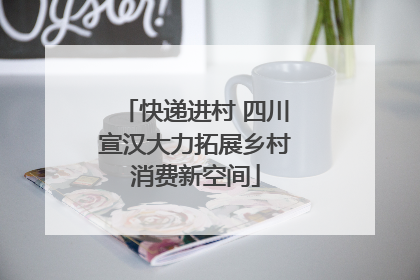 快递进村 四川宣汉大力拓展乡村消费新空间