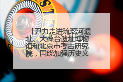 尹力走进琉璃河遗址、大葆台遗址博物馆和北京市考古研究院，围绕加强历史文化名城保护调研