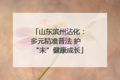 山东滨州沾化：多元精准普法 护“未”健康成长