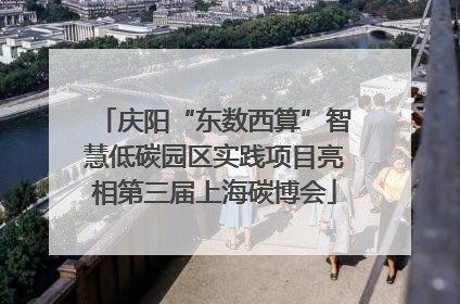庆阳“东数西算”智慧低碳园区实践项目亮相第三届上海碳博会