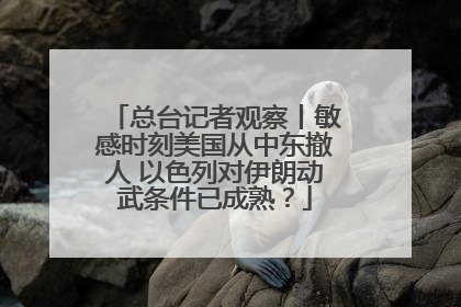 总台记者观察丨敏感时刻美国从中东撤人 以色列对伊朗动武条件已成熟？