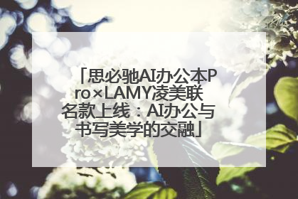 思必驰AI办公本Pro×LAMY凌美联名款上线：AI办公与书写美学的交融