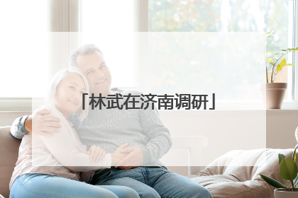 林武在济南调研