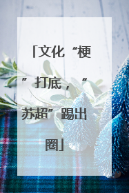 文化“梗”打底，“苏超”踢出圈