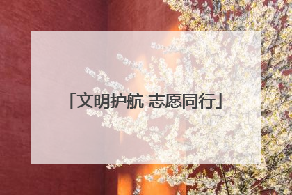 文明护航 志愿同行