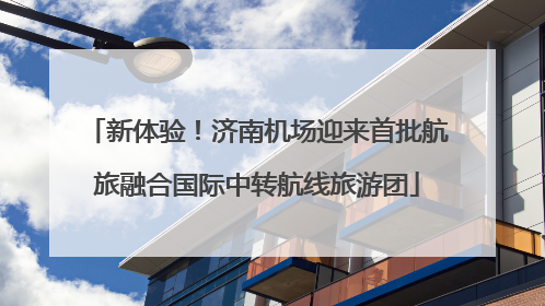 新体验！济南机场迎来首批航旅融合国际中转航线旅游团