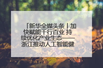新华全媒头条丨加快赋能千行百业 持续优化产业生态——浙江推动人工智能健康有序发展观察
