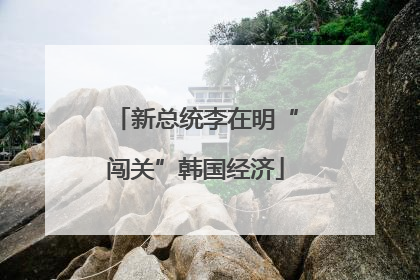 新总统李在明“闯关”韩国经济