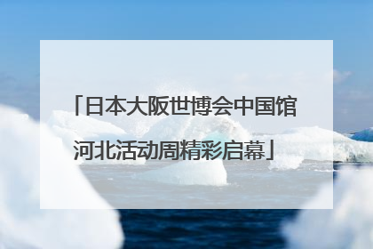 日本大阪世博会中国馆河北活动周精彩启幕