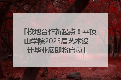 校地合作新起点！平顶山学院2025届艺术设计毕业展即将启幕
