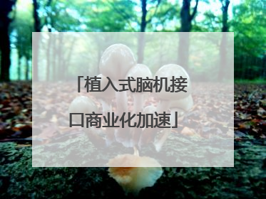 植入式脑机接口商业化加速