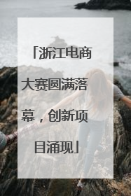 浙江电商大赛圆满落幕，创新项目涌现