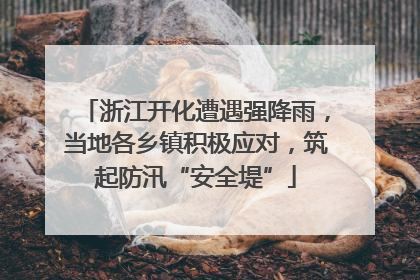 浙江开化遭遇强降雨，当地各乡镇积极应对，筑起防汛“安全堤”
