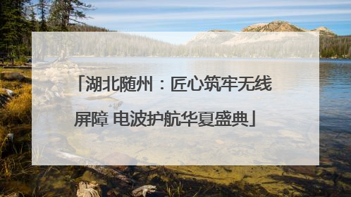湖北随州：匠心筑牢无线屏障 电波护航华夏盛典