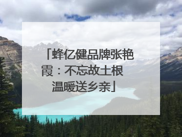 蜂亿健品牌张艳霞：不忘故土根 温暖送乡亲