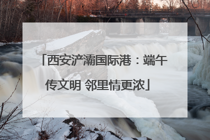 西安浐灞国际港：端午传文明 邻里情更浓