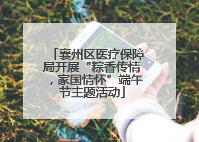 襄州区医疗保障局开展“粽香传情，家国情怀”端午节主题活动