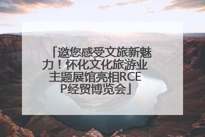 邀您感受文旅新魅力！怀化文化旅游业主题展馆亮相RCEP经贸博览会