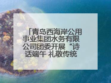 青岛西海岸公用事业集团水务有限公司团委开展“诗话端午 礼敬传统”主题活动