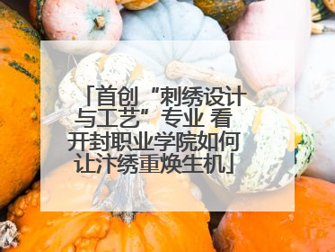 首创“刺绣设计与工艺”专业 看开封职业学院如何让汴绣重焕生机
