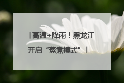 高温+降雨！黑龙江开启“蒸煮模式”